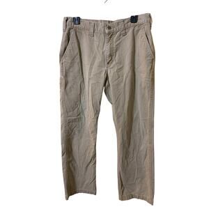 Men’s  Carhartt khaki Pants Size 32 or 34 waist 30 inches Long